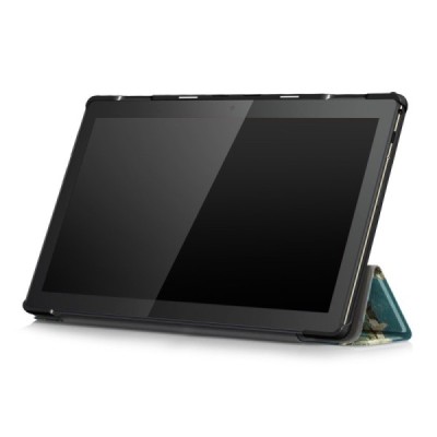 Lenovo Tab M10 10.1" (TB-X605F, X605L, X505F, X505L) „Sakura“ atvēramais krāsains maciņš / Vacins.lv