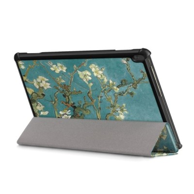 Lenovo Tab M10 10.1" (TB-X605F, X605L, X505F, X505L) „Sakura“ atvēramais krāsains maciņš / Vacins.lv