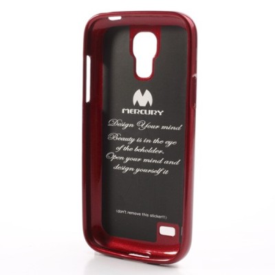 Mercury raudonas Samsung Galaxy S4 mini TPU kieto silikono dėklas (nugarėlė) / Priedai.lt