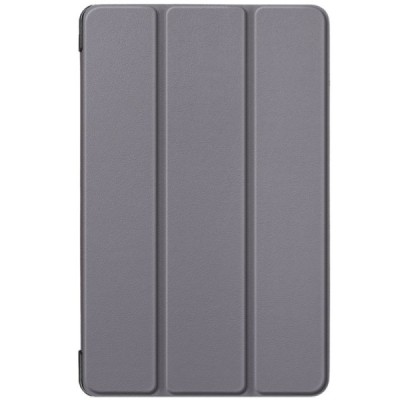 Samsung Galaxy Tab A 10.1 2019 (T515, T510) atverčiamas pilkas odinis dėklas - knygutė / Priedai.lt