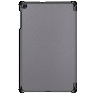 Samsung Galaxy Tab A 10.1 2019 (T515, T510) atverčiamas pilkas odinis dėklas - knygutė / Priedai.lt
