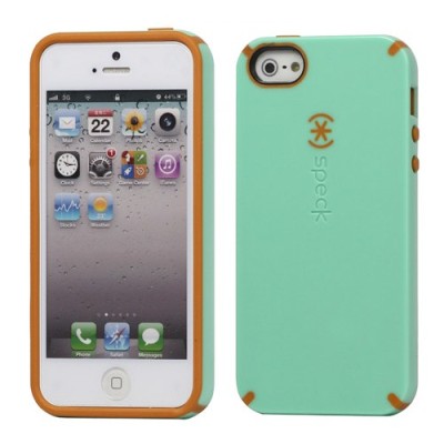 Žalias „Speck“ Candyshell tvirto silikono Apple iPhone SE (5, 5s) dėklas (dėkliukas) / Priedai.lt