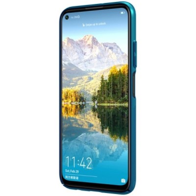 Huawei P40 Lite Nillkin Frosted Shield zils apvalks | vacins.lv