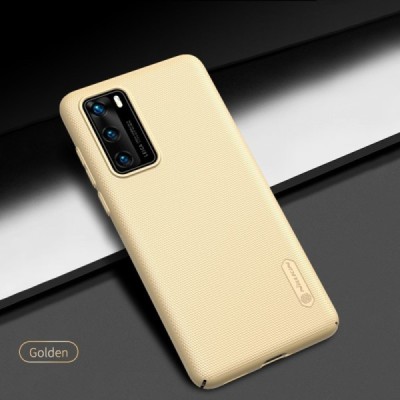 Huawei P40 Nillkin Frosted Shield zelta apvalks | vacins.lv