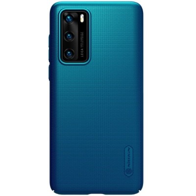 Huawei P40 Nillkin Frosted Shield zils apvalks | vacins.lv