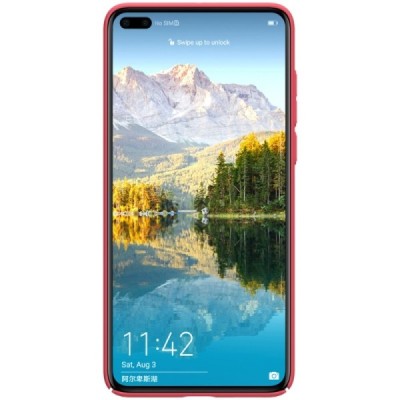 Huawei P40 Nillkin Frosted Shield sarkans apvalks | vacins.lv