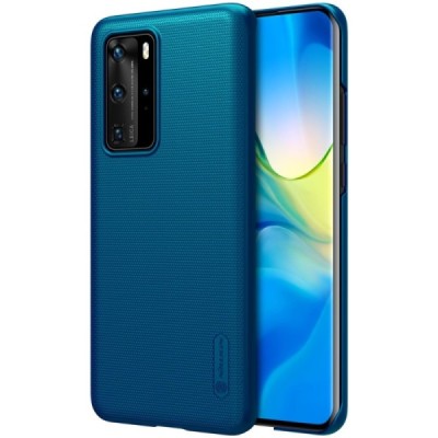 Huawei P40 Pro Nillkin Frosted Shield zils apvalks | vacins.lv