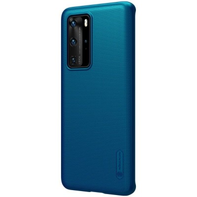 Huawei P40 Pro Nillkin Frosted Shield zils apvalks | vacins.lv