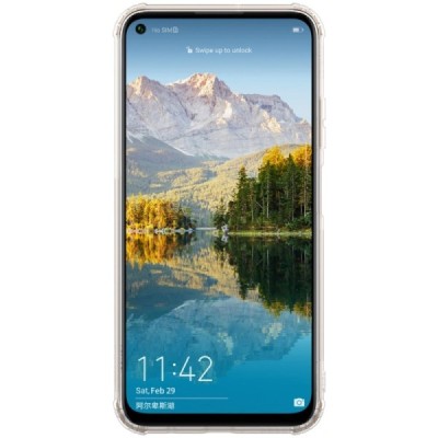 Huawei P40 Lite „Nillkin“ Nature skaidrus (permatomas) silikoninis TPU bespalvis dėklas - nugarėlė | Priedai.lt