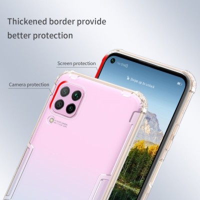 Huawei P40 Lite „Nillkin“ Nature skaidrus (permatomas) silikoninis TPU bespalvis dėklas - nugarėlė | Priedai.lt