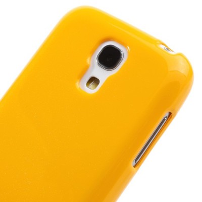 Mercury geltonas Samsung Galaxy S4 mini TPU kieto silikono dėklas (nugarėlė) / Priedai.lt