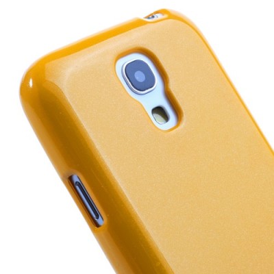 Mercury geltonas Samsung Galaxy S4 mini TPU kieto silikono dėklas (nugarėlė) / Priedai.lt