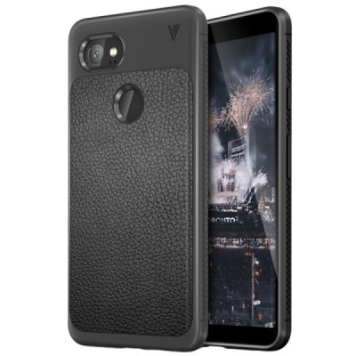 Google Pixel 2 XL Gentry cieta silikona (TPU) melns apvalks / vacins.lv