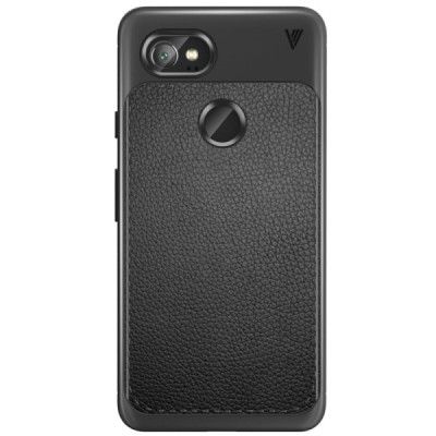 Google Pixel 2 XL Gentry cieta silikona (TPU) melns apvalks / vacins.lv
