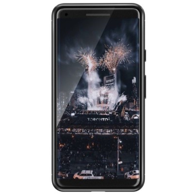 Google Pixel 2 XL Gentry cieta silikona (TPU) melns apvalks / vacins.lv