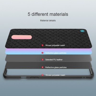 OnePlus 8 „Nillkin“ Twinkle melns (krāsains) apvalks, vāciņš | Vacins.lv