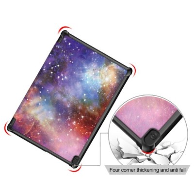 Lenovo Tab M10 10.1" (TB-X605F, X605L, X505F, X505L) atvēramais „Cosmo“ krāsains, maciņš | Vacins.lv