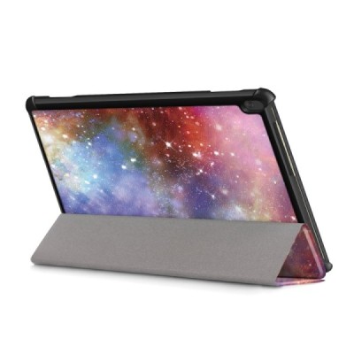 Lenovo Tab M10 10.1" (TB-X605F, X605L, X505F, X505L) atvēramais „Cosmo“ krāsains, maciņš | Vacins.lv