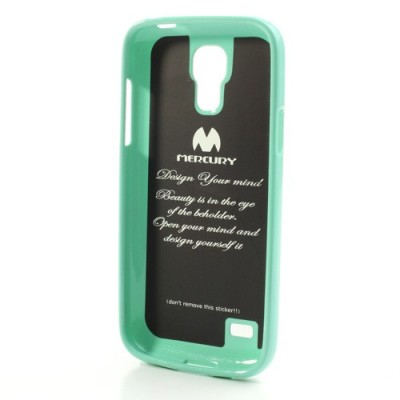 Mercury mėtinis Samsung Galaxy S4 mini TPU kieto silikono dėklas (nugarėlė) / Priedai.lt