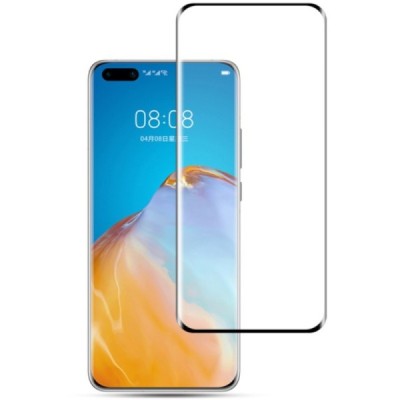 Huawei P40 Pro „Mocolo“ 9H Tempered Glass sustiprintos apsaugos juodas pilnai dengiantis apsauginis ekrano stiklas | Priedai.lt