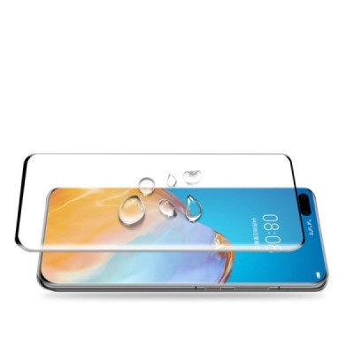 Huawei P40 Pro „Mocolo“ Tempered Glass melns ekrāna aizsargstikls | Vacins.lv