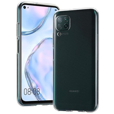 Huawei P40 Lite cieta silikona (TPU) dzidrs apvalks / vacins.lv