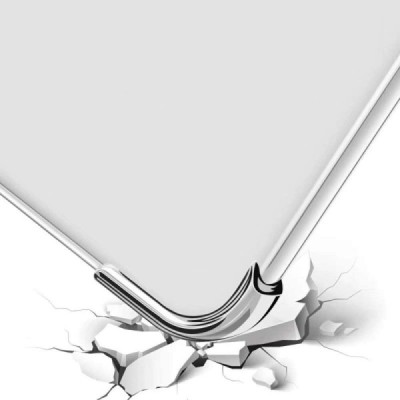 Apple iPad Pro 11 (2021 / 2020 / 2018 / Air 4 2020) sustiprintos apsaugos kieto silikono TPU skaidrus dėklas - nugarėlė | Prieda