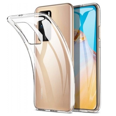 Huawei P40 Pro kieto silikono TPU skaidrus dėklas - nugarėlė | Priedai.lt