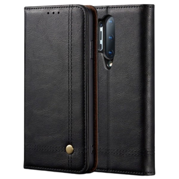 „Deluxe“ atvēramais maciņš - melns (OnePlus 8 Pro)