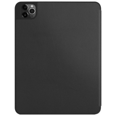 Apple iPad Pro 11 (2022 / 2021 / 2020 / 2018 / Air 4 2020) atvēramais melns maciņš - maks ar vietu, kur ielikt stylus | Vacins.l