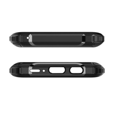 Samsung Galaxy S9+ (G965) Spigen Pro Guard melns silikons apvalks | vacins.lv