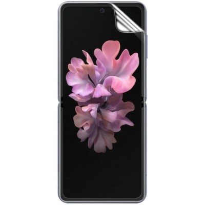 Samsung Galaxy Z Flip (F700) aizsargplēves ekrānam un aizmugurējai daļai - dzidras / Vacins.lv