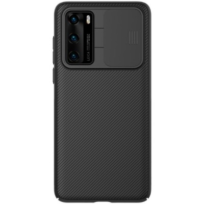 Huawei P40 „Nillkin“ CamShield melns apvalks | vacins.lv