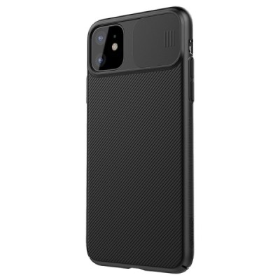 Apple iPhone 11 „Nillkin“ CamShield melns apvalks | vacins.lv