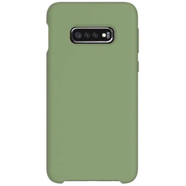 „Shell“ kieto silikono (TPU) dėklas - žalias (Galaxy S10e)