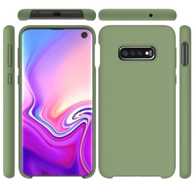 Samsung Galaxy S10e „Shell“ kieto silikono TPU žalias dėklas - nugarėlė | Priedai.lt