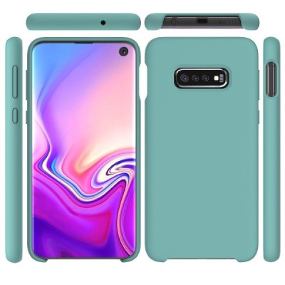 Samsung Galaxy S10e „Shell“ cieta silikona (TPU) piparmētru vāciņš, apvalks | Vacins.lv