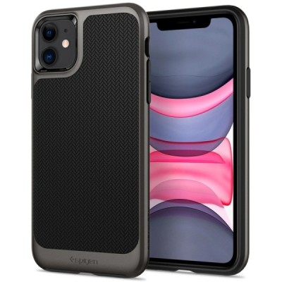 „Spigen“ Neo Hybrid Gunmetal pastiprinātas aizsardzības melns Apple iPhone 11 apvalks | Vacins.lv