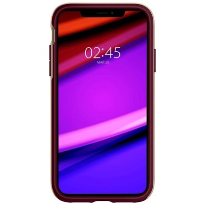 „Spigen“ Neo Hybrid Burgundy pastiprinātas aizsardzības bordo Apple iPhone 11 apvalks | Vacins.lv