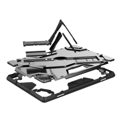 Lenovo Tab M10 10.1" sustiprintos apsaugos pilkas dėklas - nugarėlė | Priedai.lt