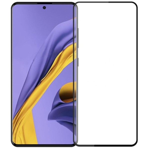 „Mocolo“ Tempered Glass apsauginis ekrano stiklas 0.26 mm - juodas (Galaxy A71 / Note10 Lite)