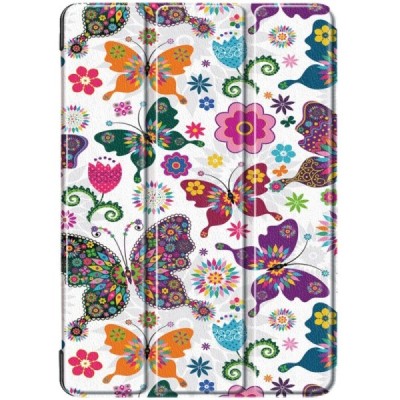 Lenovo Tab M10 10.1" (TB-X605F, X605L, X505F, X505L) atvēramais „Butterflies“ krāsains maciņš | Vacins.lv