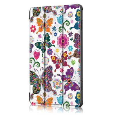 Lenovo Tab M10 10.1" (TB-X605F, X605L, X505F, X505L) atvēramais „Butterflies“ krāsains maciņš | Vacins.lv