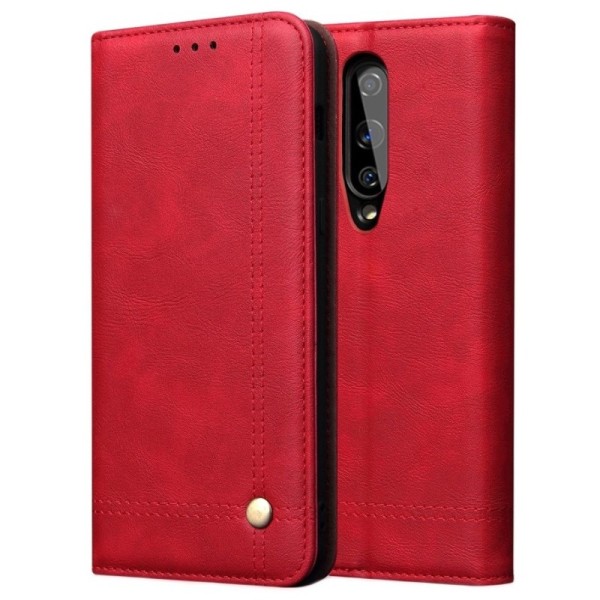 „Deluxe“ atvēramais maciņš - sarkans (OnePlus 8)