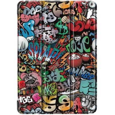 Lenovo Tab M10 10.1" (TB-X605F, X605L, X505F, X505L) atvēramais „Street Art“ krāsains maciņš | Vacins.lv