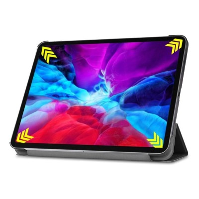 Apple iPad Pro 12.9 (2020, 4-tās paaudzes) atvēramais melns maciņš | Vacins.lv