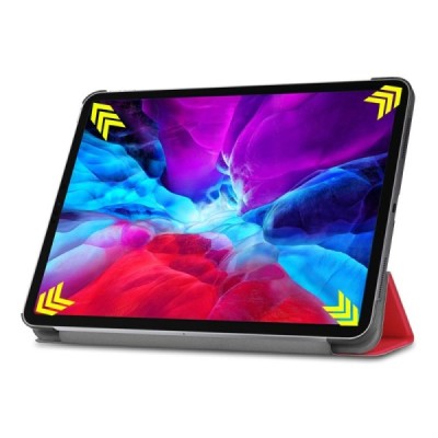 Apple iPad Pro 12.9 (2020, 4-tās paaudzes) atvēramais sarkans maciņš | Vacins.lv