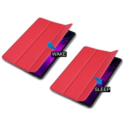 Apple iPad Pro 12.9 (2020, 4-tās paaudzes) atvēramais sarkans maciņš | Vacins.lv