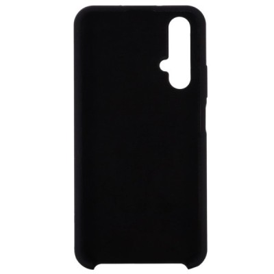Huawei Honor 20 (Nova 5T) Shell cieta silikona (TPU) melns apvalks | vacins.lv