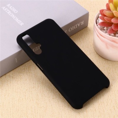 Huawei Honor 20 (Nova 5T) Shell cieta silikona (TPU) melns apvalks | vacins.lv